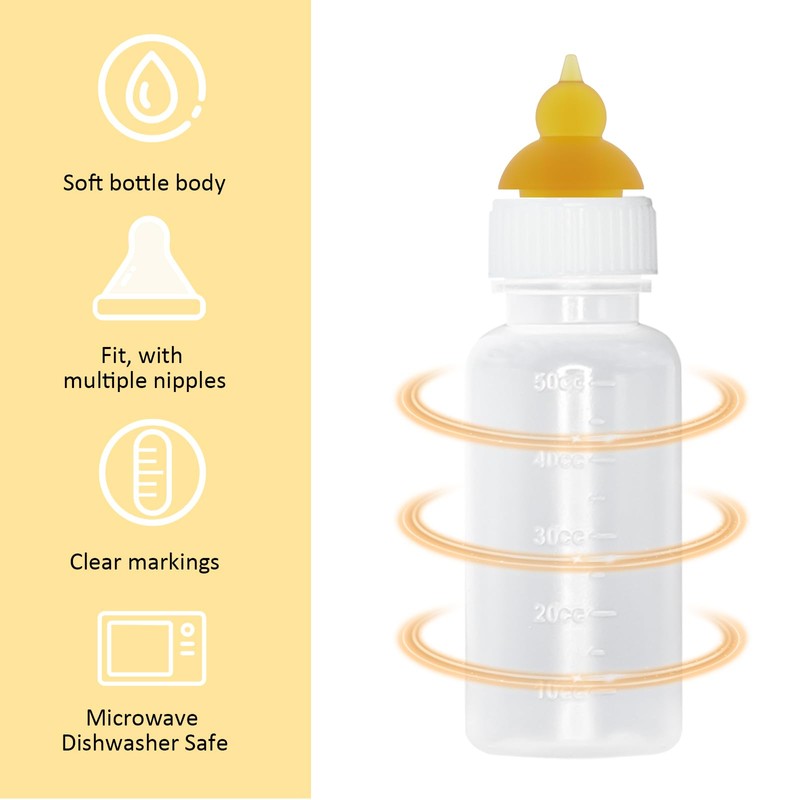 Kitten Nursing Bottle, Pet Feeding Nipple, Milk Nursing Bottles Kits