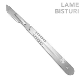 AIESI® Scalpel Handle (Scalpel Holder) Stainless Steel for Scalpel Blades No. 4