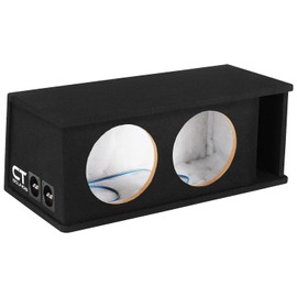 CT Sounds CT2X10 Dual 10” Kerf Port Universal-Fit Car Subwoofer Box