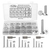 FandWay Pack of 900 M2 M2.5 M3 Torx Screws, Countersunk