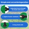 HATJICB Sunscreen Net Clips Heavy Duty Plastic Shade Cloth Clips