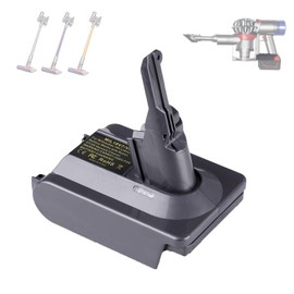 ASUNT New Version V8 V7 Battery Adapter for Milwaukee M18 18V Li-ion Battery Convert to Replace for Dyson V8 V7 Battery Work for Dyson V8/7 Vacuum Cleaners V8/7 Animal V8/7 Absolute V8/7 Motorhead