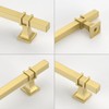 9BUILD 10 Pack 6.3 Inch Cabinet Pulls - Brushed Gold