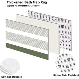 DDQQ 4Pcs Boho Streak Shower Curtain Sets with Rugs Sage Green Stripe Bathroom Sets Shower Curtain with 12 Hooks Bathroom Decor with Rugs Bath Accessories with Mats Toilet Lid Cover