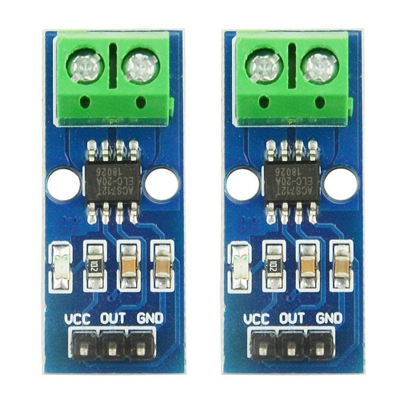 XINGYHENG 2Pcs ACS712 20A AC and DC Current Sensor Module