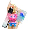 [AIXUAN] Girls Boys Cute Bear Keychain-Gradient Resin Keychain Portable Cute