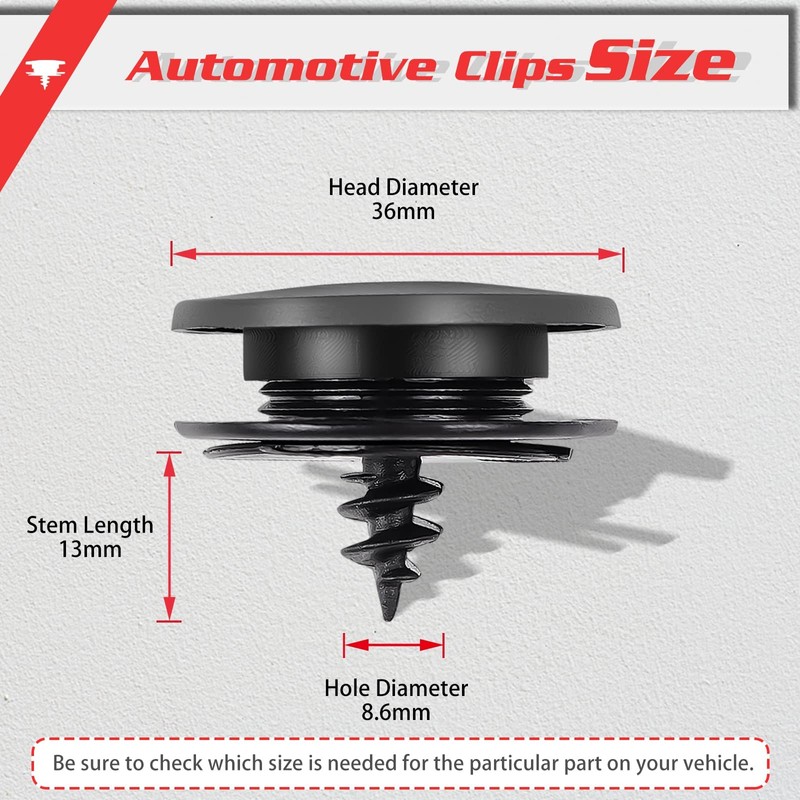 OTUAYAUTO 20PCS Car Floor Mat Clips - Universal Automotive Carpet