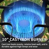 SKOK 200,000 BTUs High Pressure Single Burner Propane Camping Stove