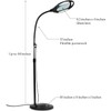Brightech LightView Pro - Full Page Magnifying Floor Lamp -