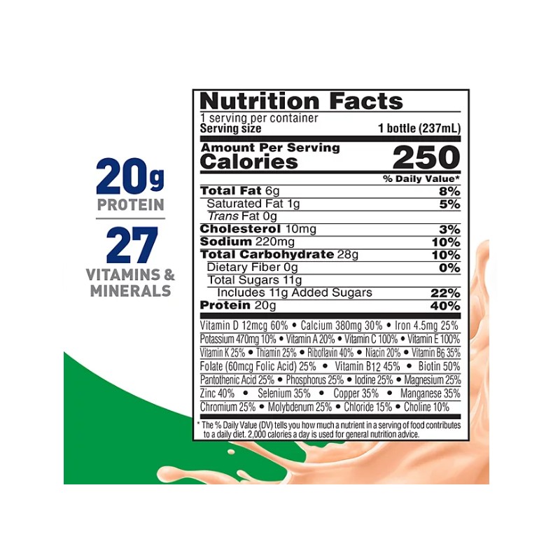 BOOST High Protein Nutritional Drink, Rich Chocolate, 8 fl oz, 24