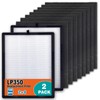 2-pack LP350 Replacement HEPA Filter（2 True HEPA & 8 Pre-Filters