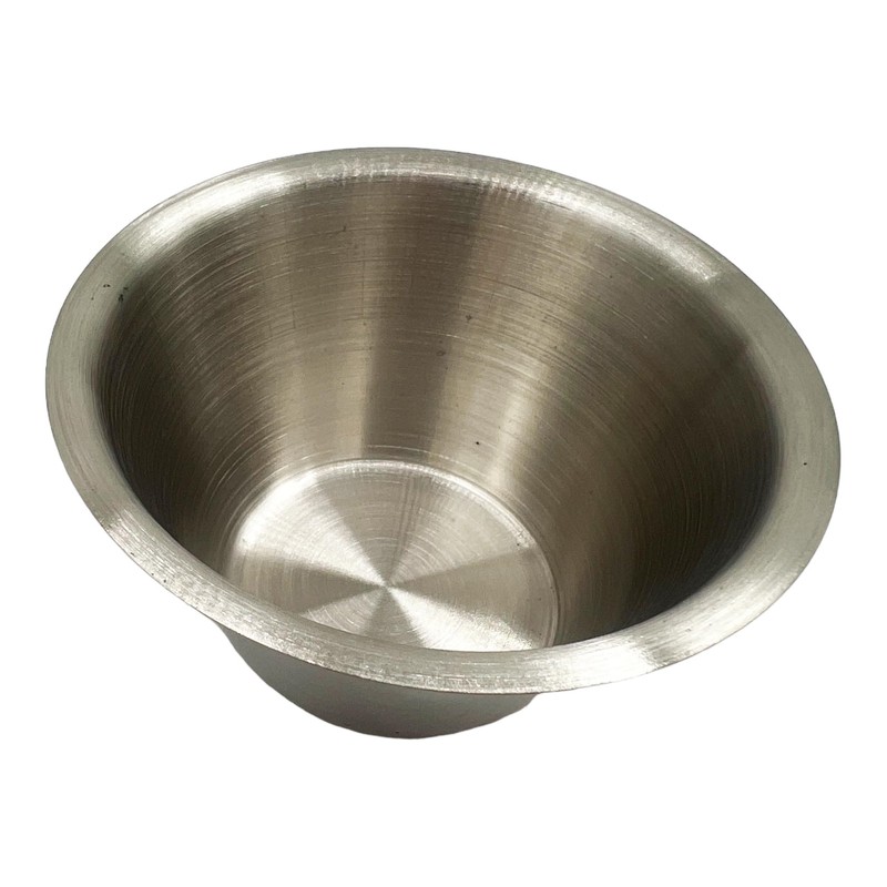Eson Eson Shaving Soap Bowl, Classic Stainless Steel Shaving Soap
