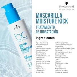 BONACURE - Moisture Kick Bálsamo Hidratante para Cabello Glicerol 150 ml, sin Aclarado, para Cabello Normal a Seco, Acondiciona Ligeramente el Cabello, Retiene Hidratación, Mejora Elasticidad