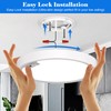 Motion Sensor Ceiling Light Wired, LED Flush Mount Ceiling Light