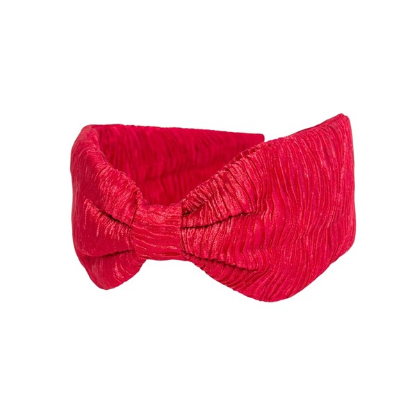 ACCESSORY TO LOVE Women's Hint of Glimmer Satin Headband, Handmade,