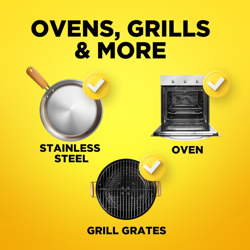 Easy-Off Heavy Duty Oven Cleaner Foam, Removes Grease & Burned-On