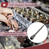 HEROFFIX 1 Pc Impact Socket Durable Hardware Tool 150mm Silver