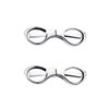 Idea Travel Folding Cut, Portable 8 Shape Small Scissors, Portable