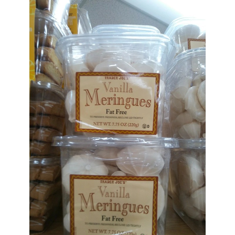 Trader Joe's 4 Packs Trader Joe's Vanilla Meringues Cookies Fat