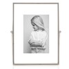Lawrence Frames Metal Easel Float Picture Frame, 4x6, Silver