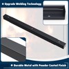 Pearwow Adjustable Curtain Rod & Valance Kit,Easy to Install Curtain