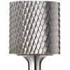 PFERD Cylindrical Carbide Bur, Uncoated (Bright) Finish, Diamond Cut, Plain