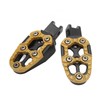 1 Pair Motorcycle Footpeg Left Right Anti Slip Universal Aluminum
