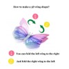 Liasun Paquete de 6 pinzas para el pelo de mariposa