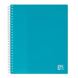 OXFORD A5 School Life Index Card for 80 Pages / 40 Pockets Polypropylene Envelope Turquoise