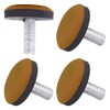 cyclingcolors 4 x furniture gliders with thread, Teflon gliders, thread