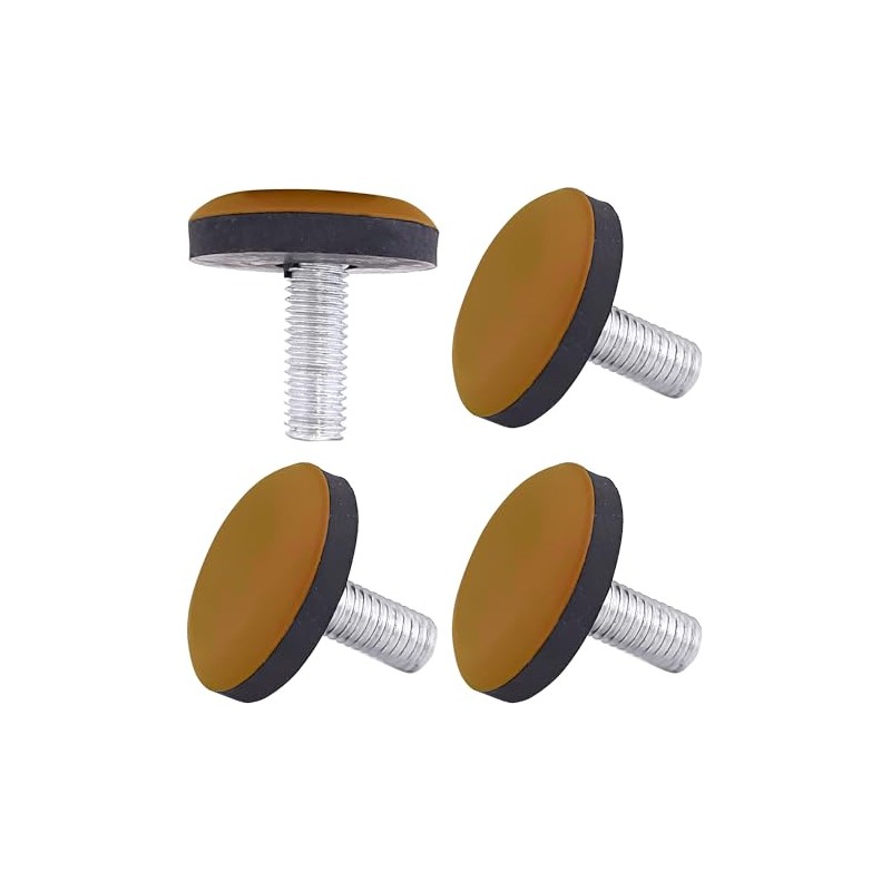 cyclingcolors 4 x furniture gliders with thread, Teflon gliders, thread
