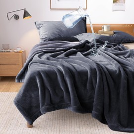 Jasnisy Lover Waterproof Blanket Adult Play 90x80 inch, Grey Bed Intimacy Blankets Reversible Furniture or Couch Protector for Adults Couples Babies (Dark Grey&Light Grey)