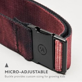 Arcade Youth Adventure Belt, Comfortable, Adjustable, Non-Metal Buckle, Hang Loose Youth - Lava Smoke