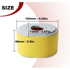 HONTAYOKA AFZE18 GX160 Air Filter 17210-ZE1-505 w/Spark Plug for Honda GX140 GX200 5/5.5/6.5hp Engine Replace 17210-ZE1-517 17210-Z4M-821 17210-ZE1-822 Air Cleaner Filter