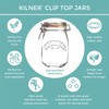 Kilner 1.5 Litre Round Glass Clip Top Jar