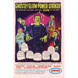 UNBRANDED Vintage Aurora Universal Monsters Toy Ad Reproduction Print Advertising 17x12