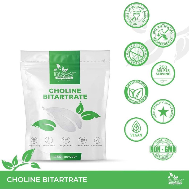 Choline Bitartrate Supplement – 625 Servings of Choline Bitartrate Powder