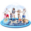 YSJILIDE Splash Pad for Kids and Dog, Non-Slip Large Sprinkler