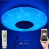HOREVO Led Music Ceiling Light with Bluetooth Speaker 36W 20