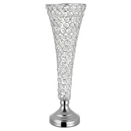 4 PCS Easy Installation Vers Crystal Cylinder Banquet Vases 20 Tall Wedding Flower Table Centerpieces & Table DecorationsQuantity: 4 Pieces, size: Size 20 inch