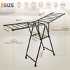 AssHMKIT Clothes Rack, 2-Tier Drying Hanger, for 20 Pieces+, Foldable