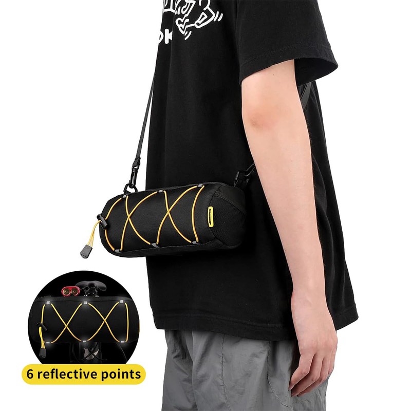 AWELUX Bike Handlebar Bag 2.4L Bicycle Front Bag Bicycle Storage