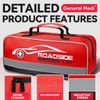 General Medi 127-Pieces Roadside Car Emergency Kit Include Mini First