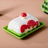 Ceramic Mushroom Butter Dish - Whimsical Red and White Polka