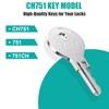 5 Pcs CH751 Key, Siapupy Universal CH751 replacement keys, RV