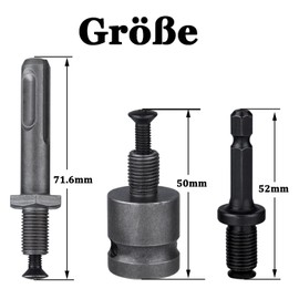 Bestgle Drill Chuck Keyed Chuck Accessories Chuck Key 1.5-10 mm Drill Chuck Key SDS Quick Release 1/4 Inch Hexagonal Drill Chuck Adapter for Conversion of Impact Drivers