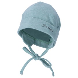 Sterntaler Baby Boys Beanie Baby Organic Cotton Beanie - Beanie Baby, Children's Beanie, Baby Hat - Made of Single Jersey - Blue, Green