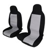 Priprilod 2Pcs Front Black & Gray Cloth 60/40 High Back