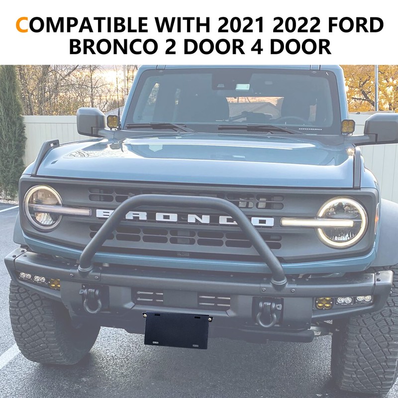 RERPRO Front License Plate Frame for 2021 2022 2023 2024