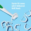 REACH Ultraclean Access Flosser + 8 Refill Dental Flosser Heads,